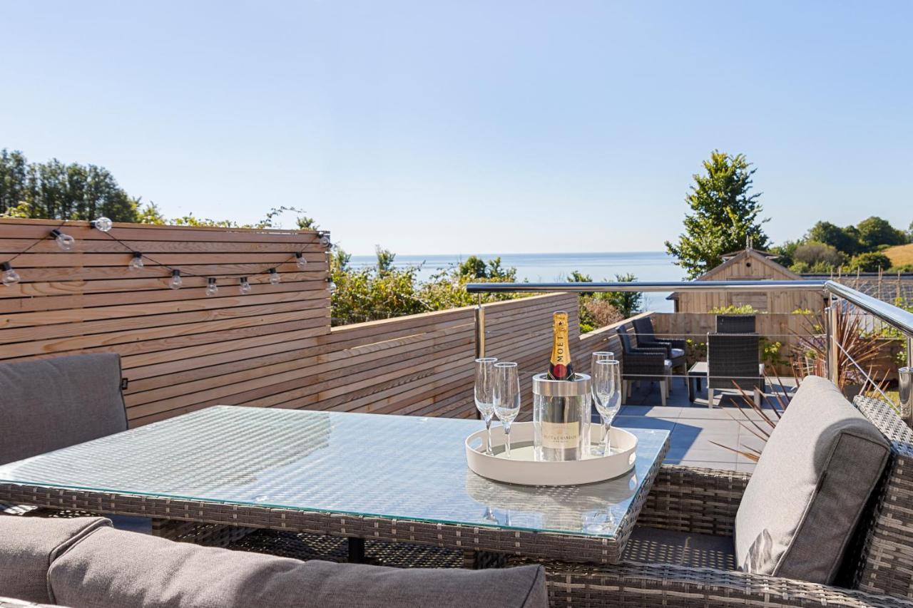 Stunning Coastal Apartment In Maidencombe With Sea Views & Garden Stokeinteignhead Exteriör bild