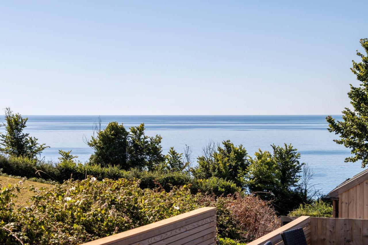 Stunning Coastal Apartment In Maidencombe With Sea Views & Garden Stokeinteignhead Exteriör bild