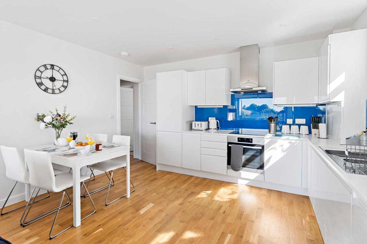 Stunning Coastal Apartment In Maidencombe With Sea Views & Garden Stokeinteignhead Exteriör bild